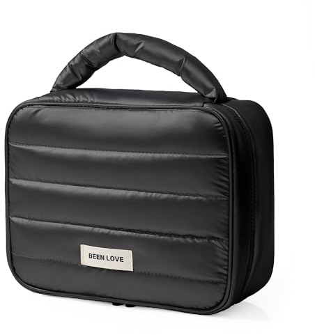 Ruyosn Borsa organizer per cavi, accessori elettronici, borsa impermeabile da viaggio, borsa organizer per cavi USB, caricabatterie, power bank, scheda di memoria – 24,5 x 19 x 9 cm, Nero