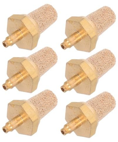 FUTUREORYY Kupferfilterdüse M5 für Nebelmaschinen mit Geräuschdämpfung und Ölrohrfiltration 6 Stück Ersatzteile für Bühnen und Party Nebelmaschinen Zubehör