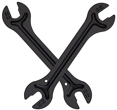 JAHEMU Konusschlüssel Fahrrad Nabenschlüssel Schraubenschlüssel Set Pedalschlüssel Bike Tool Fahrradwerkzeug Multitool für 13/14/15/16 mm, 2 Stück