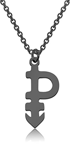 Pansexuelle Symbol-Halskette, Edelstahl-Schild, Charm-Anhänger, Geschenk, pansexueller Schmuck, Geschenk für Männer oder Frauen, S