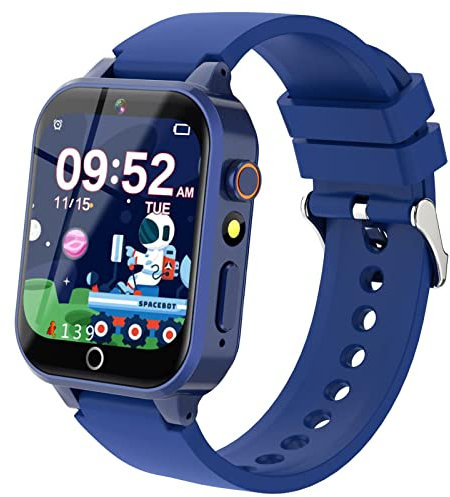 YEDASAH Kids Smart Watch Boys Girls - Smart Watch Smartwatch HD Touchscreen Camera 26 Games Music Player Video Alarm Step Counter, Kids Watch for Boys Girls Toys Birthday Gifts for 4-12 Years Old