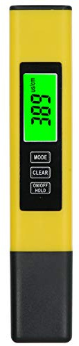 Wassertester, Digitaler TDS-Messstift – PH-, EC- und Temperaturmessgerät Professiona 3 in 1, 0–9999 Ppm Genau, PPM-Messgerät für Trinkwassertest, Kaffee, Schwimmbad, Aquarium