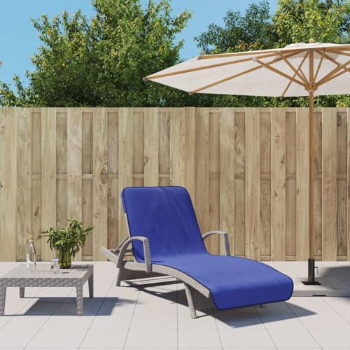 ZEYUAN Strandtücher 2 STK. Königsblau 75x200 cm Stoff 400 GSM, Hamamtuch, Saunahandtuch, Badehandtuch - 362678