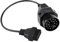 DaMohony 20 Pin auf 16 Pin OBD2 Adapter Stecker Scanner Kabel, Runde Diagnose OBD2 Adapter Scanner Kabel für BMW E36 E38 E39 E46 E53 X5 Z3
