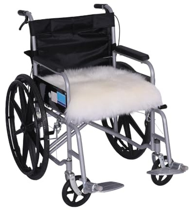Lammfell Sitzkissen Stuhlauflage Lammfell Sitzfell Fellkissen Lammfell Kissen Fellauflage Sitzpolster Echtem Lammfell Stuhlkissen Sitzauflage Fell Sitzkissen Für Stühle Rollstuhlauflage Katzenbett(1,4