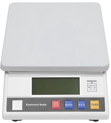 Labor-Analysewaage 7500g x 0.1g - Digitale Präzisionswaage mit LCD-Anzeige, für Schullabors