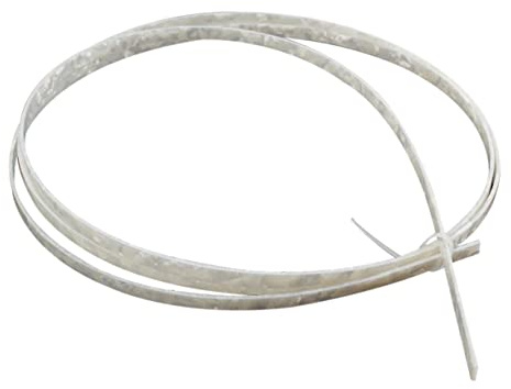 TOYANDONA 6mm Zelluloid Gitarren Bindingstreifen Weiß Perlmutt für Akustikgitarre Klassische Gitarre Ukulele Selbstgemacht Inneneinfassung