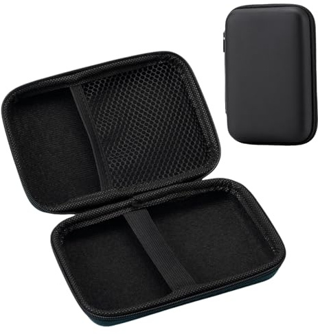 JiangJiangBao Upgraded EVA Carrying Case for HiBy R4 mp3 & mp4 Players & Charging Cable, with Hand Rope, Drop-Proof & Wear-Resistant Travel Storage Case Only