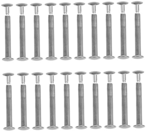 Alipis 20ensembles Fixations Et Rivets Pour Ventilateur Kit De Réparation Avec Arbre Rechange Accessoires Métalliques Pour Assemblage Stable Et Facile à Utiliser