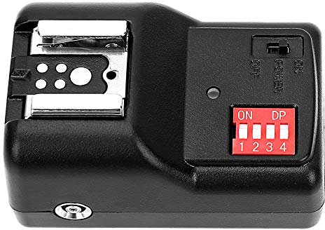 Wireless Flash Trigger Set, 16 Channel 433MHZ Flash Transmitter and Receiver with Sync Wire Cable, Wireless Remote Trigger for Flash Units