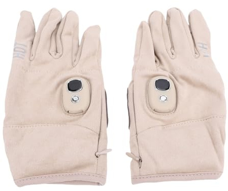 banapoy Calefactables Hombres Mujeres, Calentadores de Manos Eléctricos Recargables, Calefactores de Invierno para Exteriores con Pantalla Táctil, 5 Niveles de Calor (Caqui)