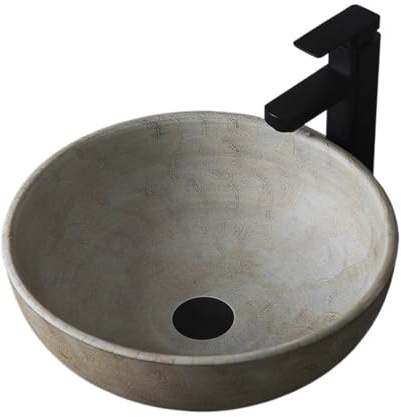 Guardaroba Lavandino da appoggio for esterno, balcone, interno, bagno, lavabo, domestico, rotondo Moderno