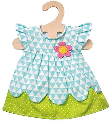 Heless 2855 - Kleid für Puppen im Daisy-Design, Größe 35 - 45 cm
