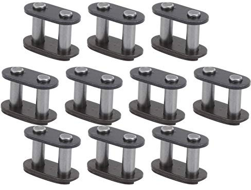 Keenso Kettenhauptglied, 10 Stück T8f Stahlkettenhauptglied Kettenverbindungsglieder Verbindungsverbinder Elektrofahrradmodifikationszubehör Zubehör für die Umrüstung von Elektrofahrrädern