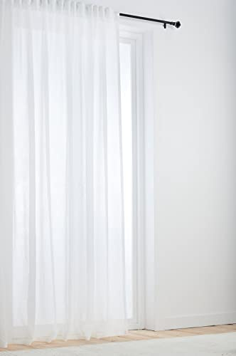 Jotex Caisa Multifunktionsgardine, Extra Breit Vorhang (1er Pack) Naturweiß, 260 x 220 cm