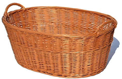 Wäschekorb Wäschebox aus Weide S M X XL 50-80cm (70cm)