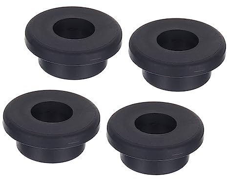 sourcing map 4Pcs T Shape Rubber Grommet Mount Dia 25mm ID 15mm H 15mm Seal Protection Cable Grommets Flexible for Cable Pipe