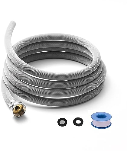Dehumidifier Hose for Drainage 3/4 FHT, with Premium Brass Connectors (6FT)