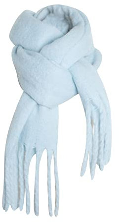 Winterschal für Damen, Winter, warm, bequem, schick, elegant, Schal, Schal, weich, für Autum und Winter, hellblau, One size