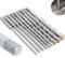 SDS Plus, set di punte per trapano a percussione SDS, 9 pezzi, 5, 6, 6, 8, 8, 10, 12, 14, 16 x 160 mm, trapano a doppia vite per calcestruzzo, pietra, legno, mattoni, piastrelle