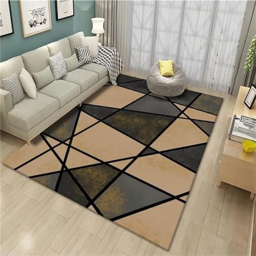 RUGMRZ Teppich Auslegeware Moderne Geometrie Balkon Dekoration Teppich Wohnzimmer Teppich für wohnzimmer200X350cm