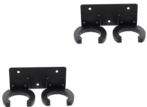 Uonlytech 2pcs Sturdy Microphone Wall Mount Arm Desk Stand Wireless Microphone Hanger Hook
