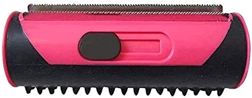 ROUYA 3-in-1 Unterwolle- Und Enthaarungsbürste, Katzenbürste Hundebürste Selbstreinigende Bürste Für Kurz- & Langhaarige Hunde/Katzen/Kaninchen, Unterwollbürste Hundebürste(Pink)