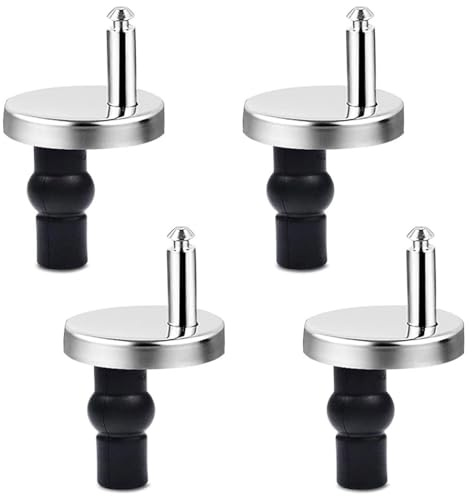 Fissaggi per sedile WC a sgancio rapido, accessori universali per sedile WC, cerniere per sedile WC con fori ciechi (4)