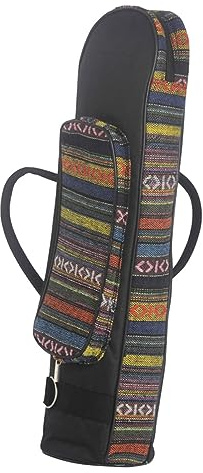ERINGOGO Gepolsterte Trompetentasche aus Oxfordstoff mit Seitenfach Tragbar und Elegant für Trompete Aufbewahrung und Zubehör im Ethnischen Stil