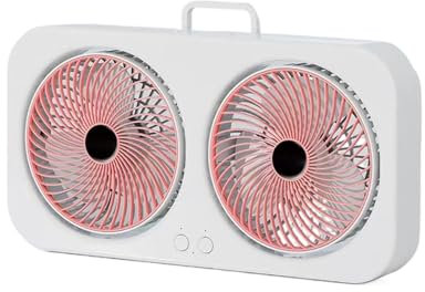 Petit Ventilateur De Bureau - Double Tête De Refroidissement Du Périphérique Fan De Bureau | Petits Fans Pour La Chambre | Bénévrage De Double Tête À Double Tête | Dispositif De Refroidissement USB Ca