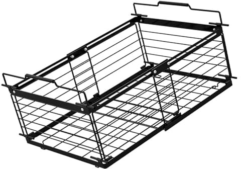 KASFDBMO Coffre de congélation empilable avec poignée - Panier de rangement pratique pour réfrigérateur - Système d'organisation pratique - Résistant à la rouille