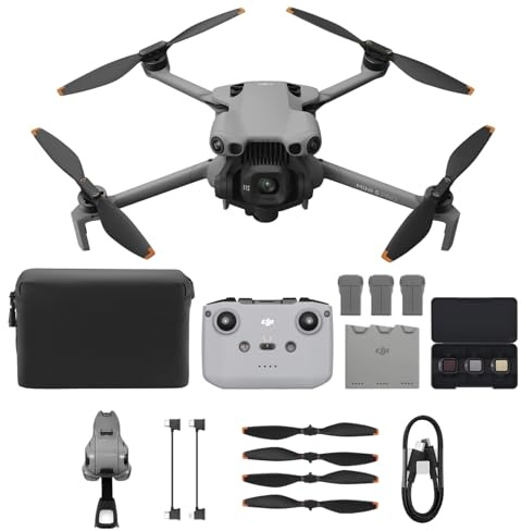 DJI Mini 5 Pro Fly More Combo mit DJI RC-N3, 4K Drohne mit Kamera, 1-Zoll CMOS, Omnidirektionaler Hinderniserkennung, ActiveTrack 360°, 225°-Gimbal-Rotation, 3 Akkus, C0 (Mini 5 Pro Fly More Combo)