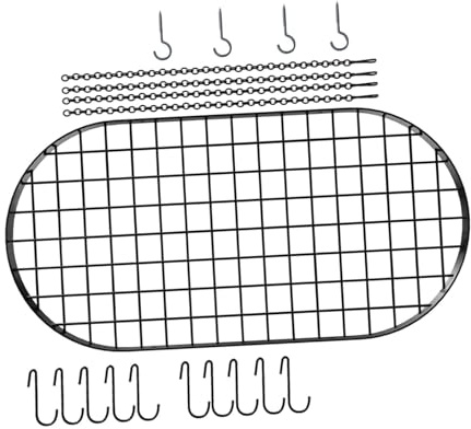 Sharplace Estante para Ollas Colgante de Techo Hierro Resistente Organización para Sartenes y Utensilios Montaje Sencillo Adecuado para Cocina Despensa