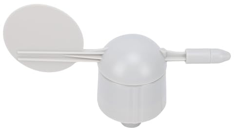 Vvikizy Medidor Meteorológico Sensor de Dirección del Viento, Material ABS Interfaz RJ11 Instrumento de Medición de Veleta con Línea de Transmisión, para Estación Meteorológica WH2081