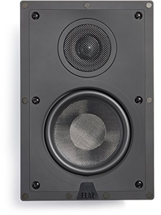Elac - Debut IW-D61-W Custom in-Wall Speaker (Ea), Black
