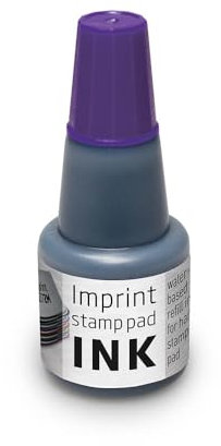 Trodat - Imprint 7711 Flacone di Inchiostro per Timbri Manuali, per Reinchiostrare Tamponi o Cuscinetti della Linea Imprint 9070M, 9071M, 9072M, 9073M E 9074M, Colore Viola, contenuto 24 ml