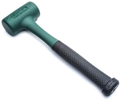 SATA ST92902SC 286 mm dödblåshammare med 45 mm/520 g huvud, med ett mjukt slagabsorberande gummihuvud