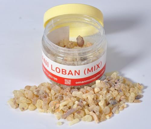 Oman Momento Frankincense - Aromatherapy for Relief Relaxation & Meditation - Frankincense Incense Aromatica Natural Tree Sap from Oman - Religious Ceremonies & Yoga - Mix Loban 3.5 OZ