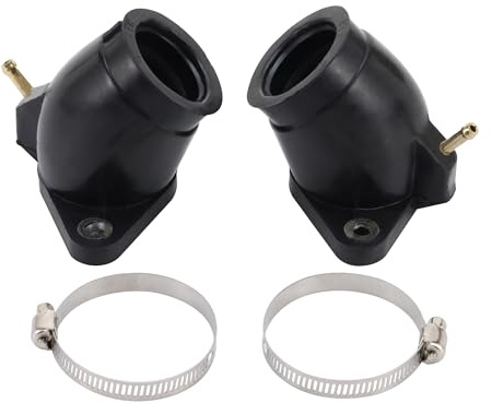 GOOFIT 30mm Ricambio del collettore di aspirazione del carburatore del motociclo per Xvs400 Xvs400 1997-2008 Xvs650 1997-2014 Drag star/V-star XVS Vstar 400 650
