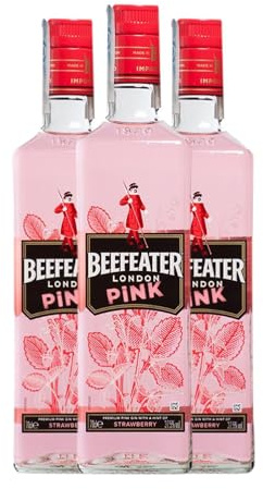 Ginebra Beefeater Pink 70 cl (Caja de 3 Botellas de 70 cl)