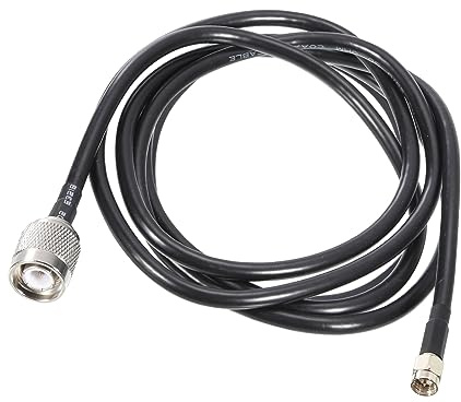 QUARKZMAN RG58 Coassiale Cavi SMA Maschio TNC Maschio Bassa Perdita RF Coassiale Cavo 6,5FT Nero 1pz
