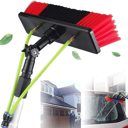 Teleskop-Fensterreiniger-Set, ausziehbare Fensterreinigungsstange, Fensterreinigungsausrüstung, wassergespeist, Wintergarten, Dach, Solarpanel-Reinigungsbürste, Glasreinigungswerkzeuge für den Innen-
