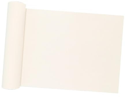 Qianly Papierrolle für Kunststaffelei, 15 M Weiße Papierrolle, Mal Und Skizzenpapier für Kunstskizzenfarbe, 44cmx15m