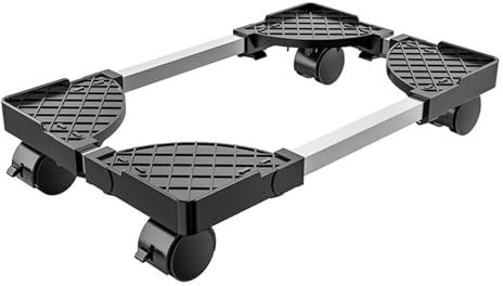 CPU Stand - CPU Rolling Stand With 4 Rolling Caster Wheels | Adjustable Computer Towerr Stand | Under Desk Case Holder | Desktop Stand For Floor Carpet Games And Home Office