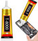 110ml Pegamento para Pantalla Movil, Pegamento para Textil Zapatos Modelismo Cristal, Pegamento Decoracion Funda Movil, T8000 Glue Aplicable para Computadoras Cámaras Metal Textiles Papel