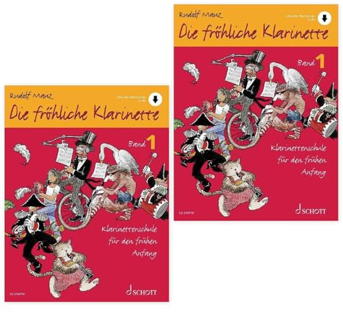 Die fröhliche Klarinette Band 1 |Doppelpack| Klarinettenschule | ED21501D | 9783795798949 | Korkpflegestifte