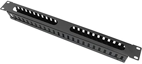 GALPADA Gestión De Cables Puertos Rack De Metal para Organizador De Cables para Servidor Montaje Rack para Uso Centro De Datos