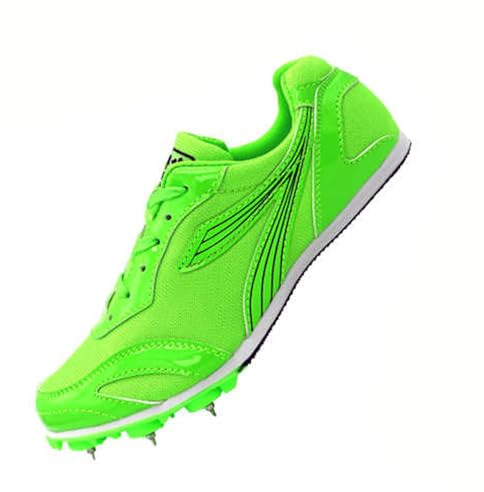 Fooceoute Zapatillas con Clavos,Zapatillas Clavos Atletismo Mujer,Zapatos Picos De Atletismo Unisex,Ligero Y Ajustado,Adecuado para Carreras De Larga Distancia,Saltos