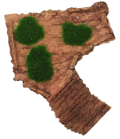 UKCOCO Piattaforma in Resina per Tartarughe da Acquario Solarium per Sole e Riposo per Tartarughe Decorazione per Acquario