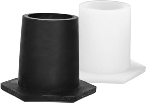 UPKOCH Bouchons De Fixation pour Parapluie en Silicone 2 Pièces Noir Et Blanc pour Trous De Parasol Extérieurs Anti-Rayures Antidérapants Et Résistants à Haute Température